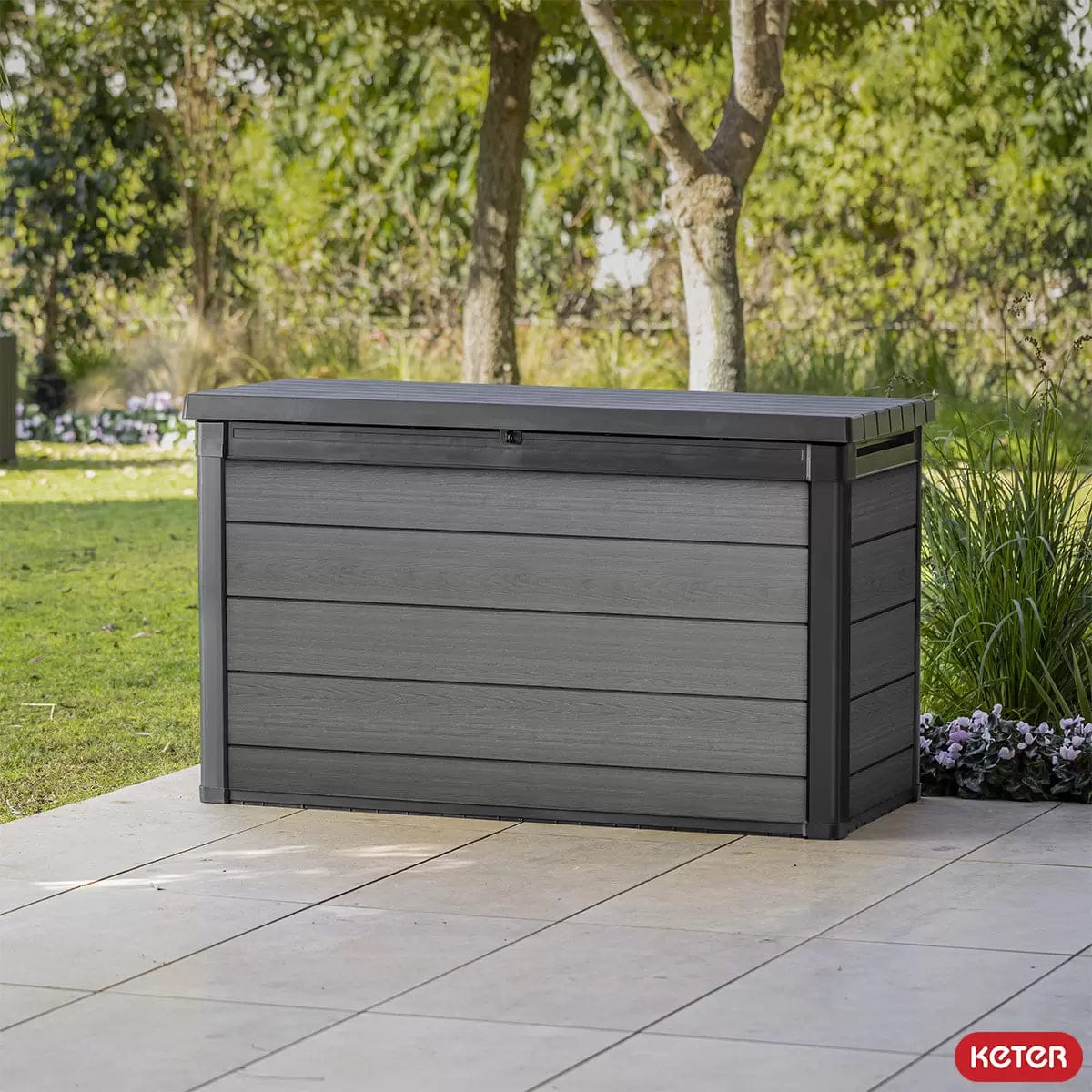 Boîte de rangement en plastique Keter Cortina 757L – Grise – Image 2