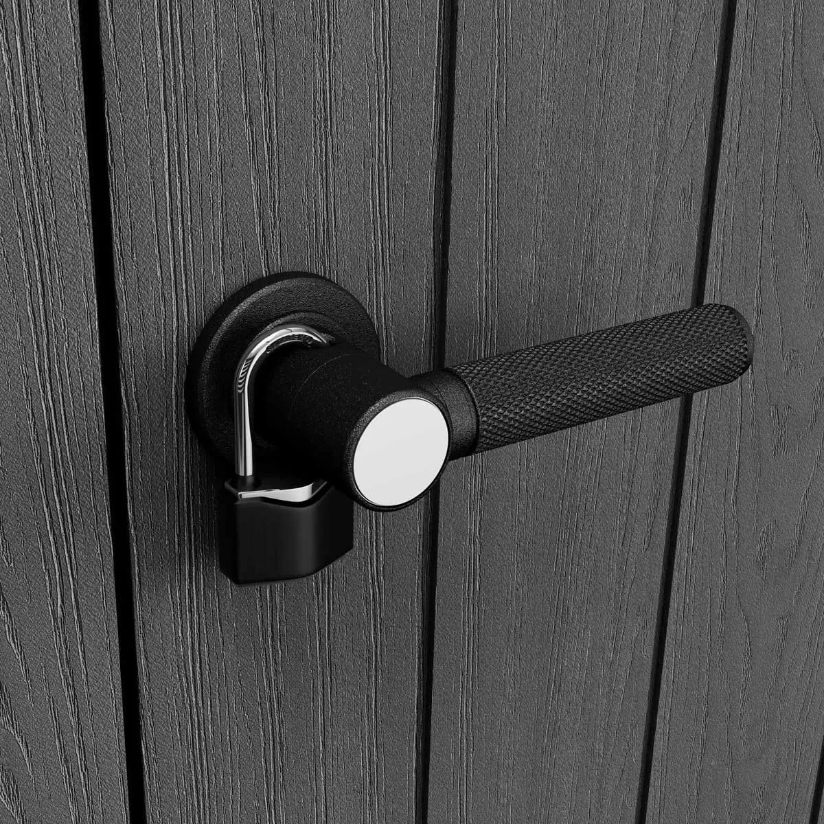 Abri de rangement vertical Keter Cortina Bella 4 x 2 pi en résine – Image 3