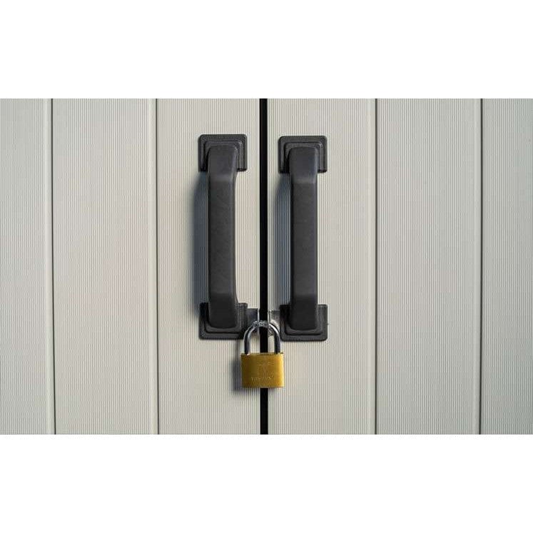 Abri de rangement haut Keter Premier gris 1400 L – 4 x 2 pi – Image 6