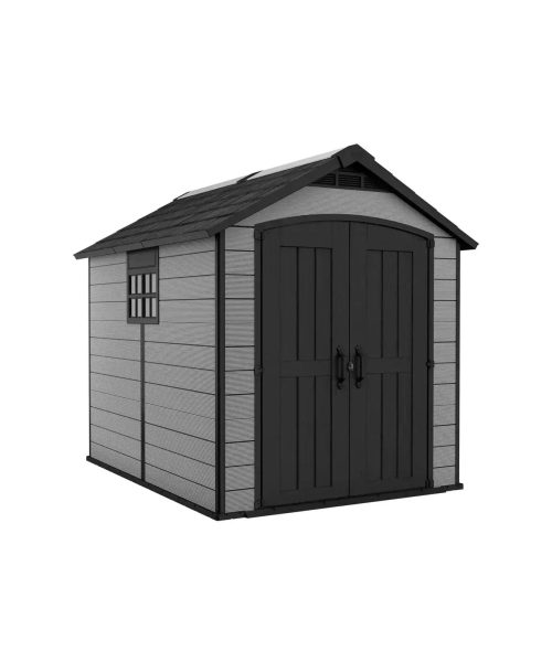 Abri robuste Keter Premier 7,5 x 9 pi en résine grise