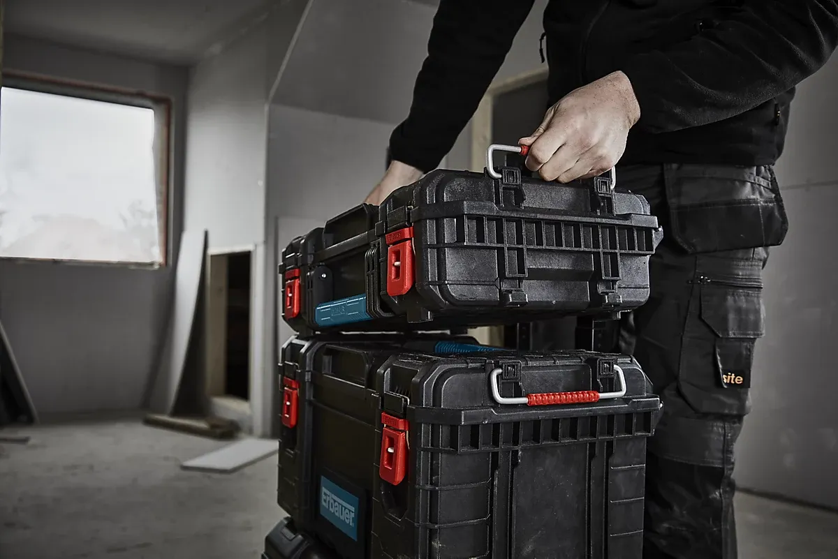 Ensemble modulaire de 3 caisses à outils Erbauer Connecx – Image 8